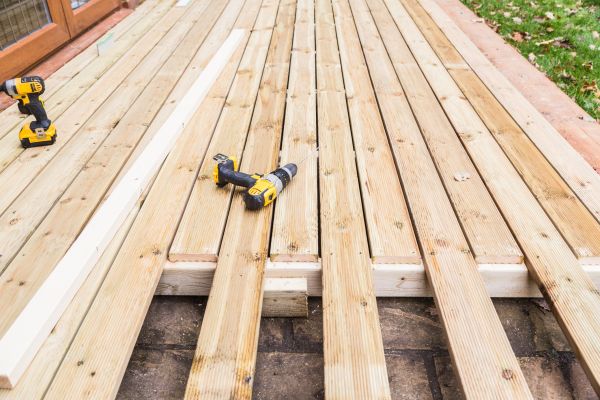 Damaged Deck Boards Repair in Gainesville