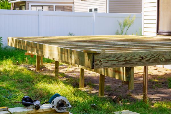 Elevated Deck Installation in Gainesville