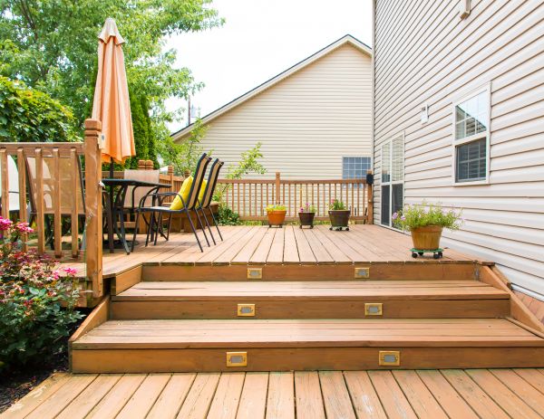 Wooden Patio Installation in Gainesville